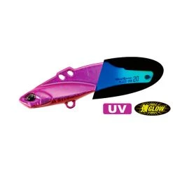 Budsjett ⭐ Produkter DUO Metal Garage Plate-Vib Tachiou Limited 20g – UV Purple Glow Tail ⭐