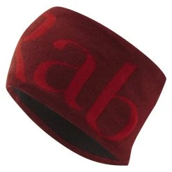 Billigst ⭐ Herre Rab Knitted Logo Headband (Oxblood Red) 👏